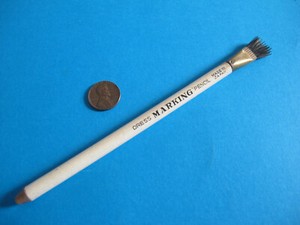 Vintage Dress Marking Pencil with Brush End Made in Japan