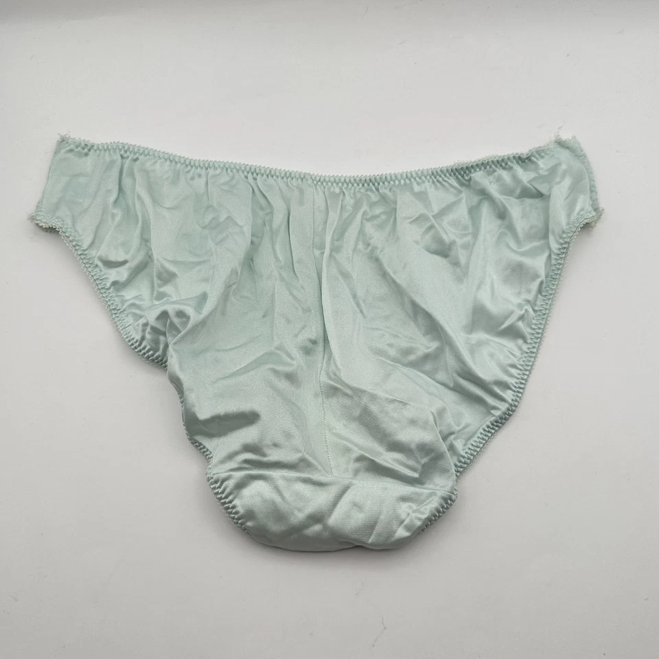 Braguita vintage Olga Bodylace talla 6 verde menta secreta francesa lencería de encaje floral Foto 2 de 4