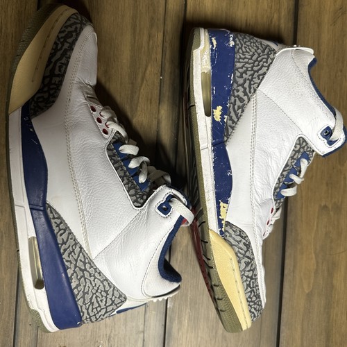 Nike Air Jordan 3 Retro "True Blue" 2016 Men's Size 11.5 854262-106 - Picture 3 of 23