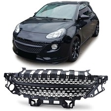 Für Opel Adam ab 2012- Kühlergrill Sportgrill Schwarz BLACK EDITION