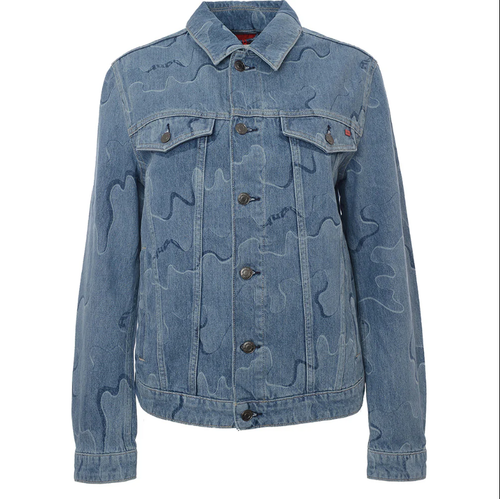 Hugo Boss Denim Jacket Mens XL BLue 078 All Over Cotton