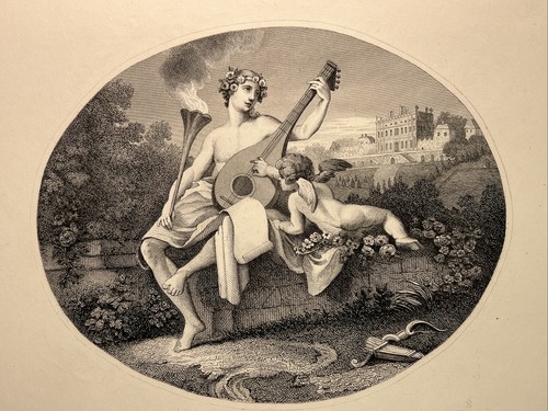 Hymen And Cupid Satire Humor 1860 William Hogarth Antik Stahlstich Engraving - Bild 1 von 7