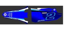 Left Number Plate & Rear Fender Decal 12mil Thick Graphic Kit ( 2jodimontana)