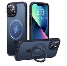 TORRAS Black Magnetic case with lectern function for iPhone 14 6.1comp.w/MagSafe