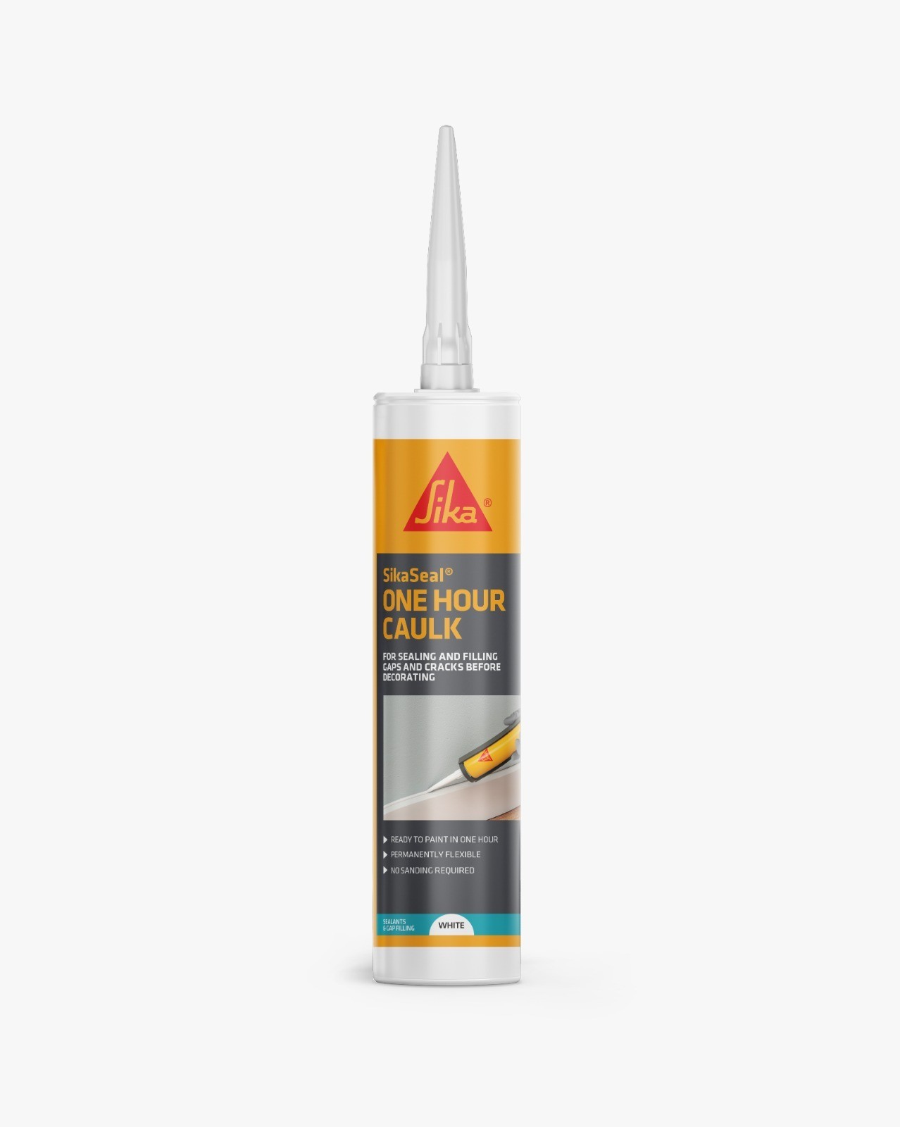 Everbuild Everflex 125 One Hour Caulk Sealant & Filler White 310ml x 12 - Image 14
