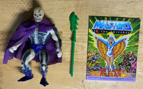 Vintage Scareglow MOTU Masters of the Universe He-Man Complete w/ Comic
