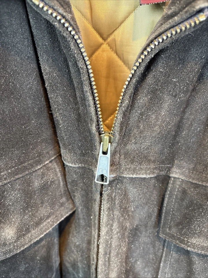 Eddie Bauer seattle suede jacket Brown Size XXLT - Image 3 of 4