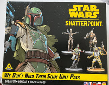 We Don’t Need Their Scum Unit Pack Star Wars: Shatterpoint Open Box, complete