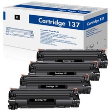 4 Pack CRG137 Toner Cartridge For Canon 137 ImageClass MF227dw MF212w MF244dw