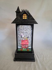 Snoopy Halloween Swirling Glitter Lantern with Lights  Spooky Music Peanuts