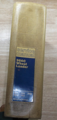 CAT CATERPILLAR 966C WHEEL LOADER SERVICE SHOP REPAIR MANUAL 18B 30K 25U 42J 78G