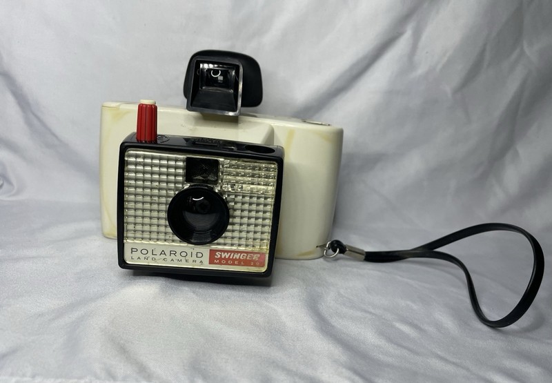 Polaroid Swinger Model 20 Land Camera Vintage 1960s, Made in USA, Untested