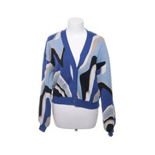 NA-KD, Strickjacke, Damen, Größe: XXS/XS, Blau/Mehrfarbig, Feinstrick #SLY