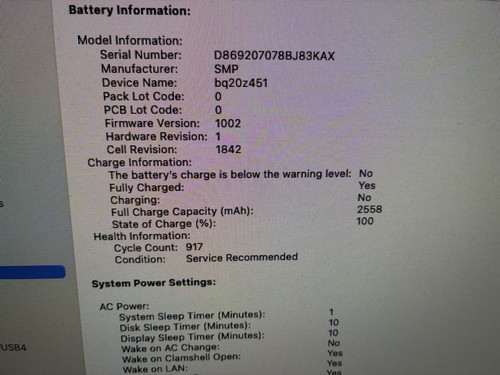 FOR PARTS Apple MacBook Air MRE82LL/A Core i5-8210Y 1.6GHz 16GB RAM 250GB SSD - Afbeelding 12 van 15