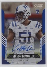 2021 Score Rookies Artist's Proof Signatures 1/35 Victor Dimukeje #397 Auto 6o3
