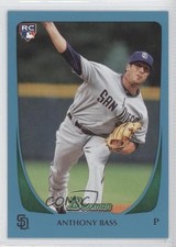 2011 Bowman Draft Blue 366/499 Anthony Bass #4 1c6
