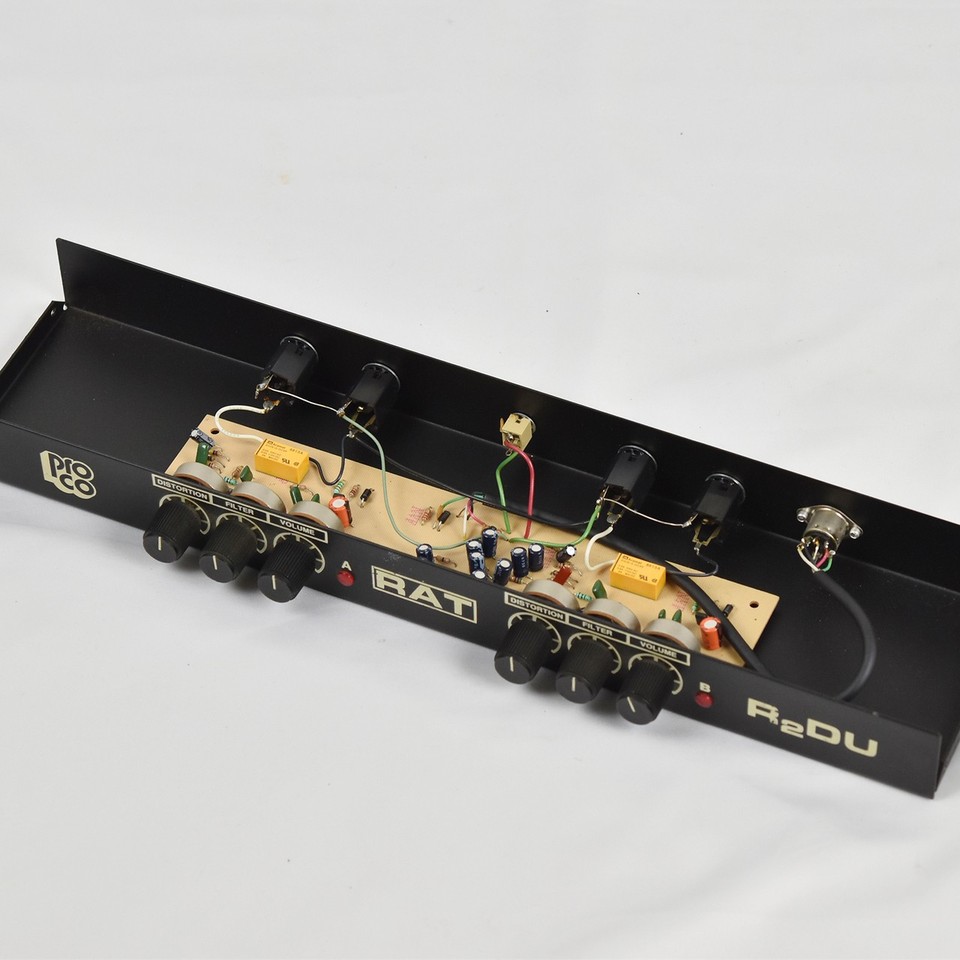 Distortion Rack Pro Co RAT R2DU Rack Unit Distortion Pedal 6397 Tested & Works | eBay