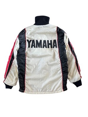 Vintage 70s Yamaha NGK Motorcycle Racing Jacket TZM Kenny Roberts