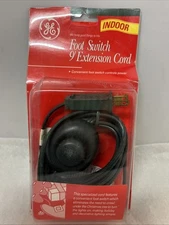 GE foot switch indoor extension cord (green, 9 feet) NOS - General Electric