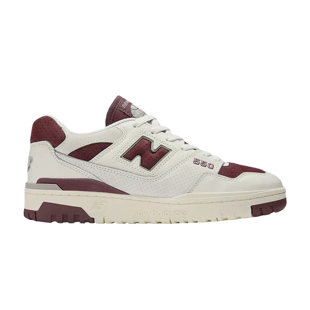 New Balance 550 Sea Salt Classic Crimson for Sale | Authenticity