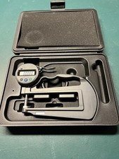 Mitutoyo 547-520S Digital Thickness Gauge with Flat Anvil, 120mm Throat Depth