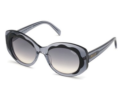 Emilio Pucci EP136 05B Grey Cat Eye Plastic Sunglasses Frame 53-19-140