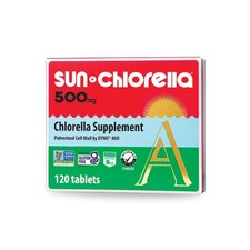 Sun Chlorella 500mg Green Algae Superfood Immune Gut Health 120 Tablets