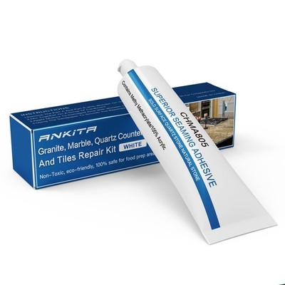 Quartz Countertop Repair Kit for Chips, Cracks, Scratches on Stone Surfaces