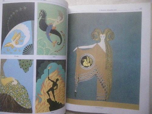 Erte Art Deco Russian Book Theater Cover 1997 26x20cm - Picture 2 of 4