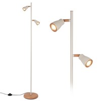 LED Stehlampe 2 Spots Schwenkbar Warmweiß BüRo Stehleuchte Leselampe