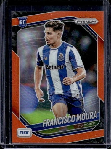 2025-26 Panini Prizm FIFA Francisco Moura RC Orange Prizm Rookie #/125 Porto