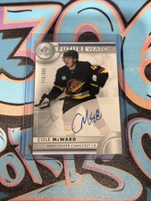 Cole McWard 713/999 Future Watch 2023-24 UD SP Authentic Vancouver Canucks (PH)