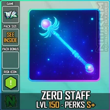 World Zero WZ - ZERO STAFF - LVL 150 - S+ PERKS
