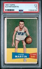 1957 Topps Slater Martin #12 PSA 3