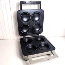 Breville Personal Pie Maker BP1640XL 4" Mini Size Pies Nonstick Stainless Steel