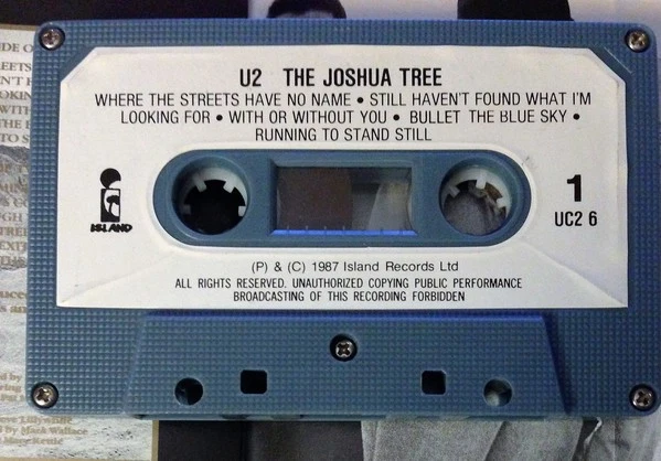 U2 - The Joshua Tree (Cass, Album, RE) (Near Mint (NM or M-)) - Image 4 of 4
