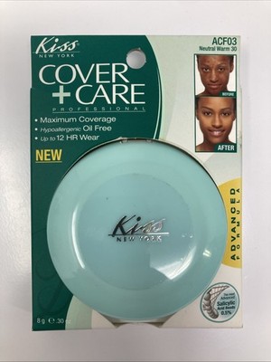KISS Cover + Care 2-in-1 Cream Foundation + Concealer ACF03A Neutral Warm 40