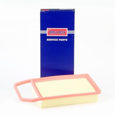 BORG & BECK BFA2197 Air Filter 353mm Length Fits Citroen C5 C6 Peugeot 407