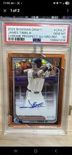 2024 Bowman Draft James Tibbs III True Orange Auto 15/25 PSA 10 Color Match!!!