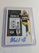 2020 Contenders Rookie Ticket Malik Taylor #240 Rookie Auto RC