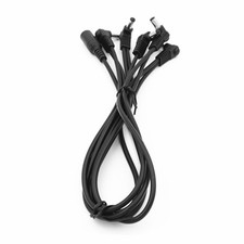 5 Way Daisy Chain Cable For Electric Guitar Effect Pedal Power Supply Cord Lead