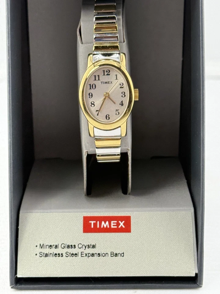 Timex® Women's Cavatina Two Tone Stainless Steel Watch - T2M570 M9- New!! - Image 4 of 4