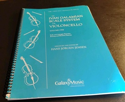 Ivan Halamian Scale System for Cello, Volume 1;  Hans Jorgen Jensen ACCEPTABLE