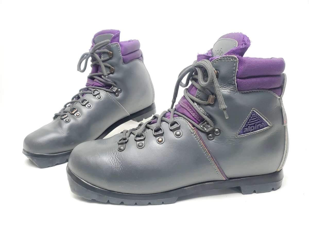 Vintage ASOLO NNN 420 Nordic Cross Country Ski Boots Men\'s 9.5 Silver NNN Ski Boots for Men for sale - eBay main image 4