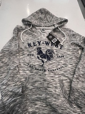 Key West Hoodie Size Small NWT Women's Sweatshirt Grey