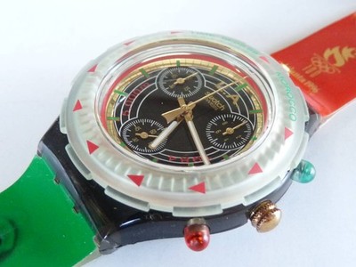 Swatch Aqua Chrono 1995 model Medium size OLYMPIA NEU Item number SEZ101