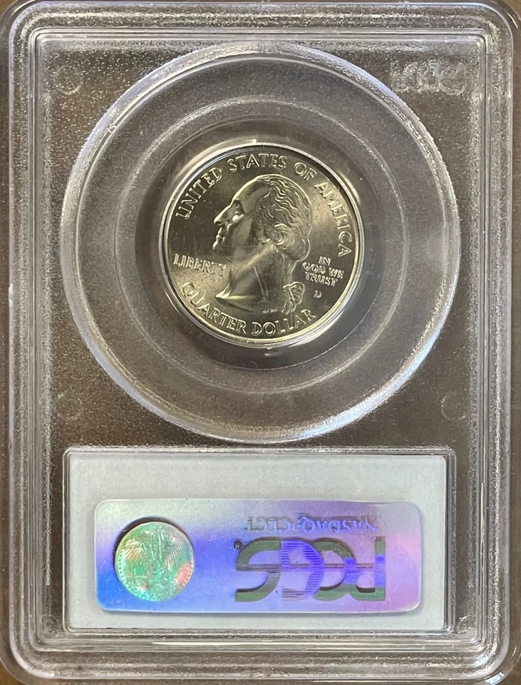 2004-D 25c Florida State Quarter PCGS MS 67 (no cac) UNCIRCULATED UNC BU - Image 2 of 2