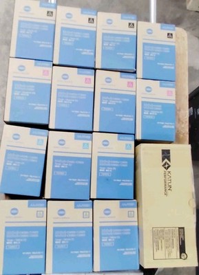 LOT OF 14 KONICA MINOLTA C3300i C4000i TNP81K TNP81C TNP81M TNP81Y TONER CMYK