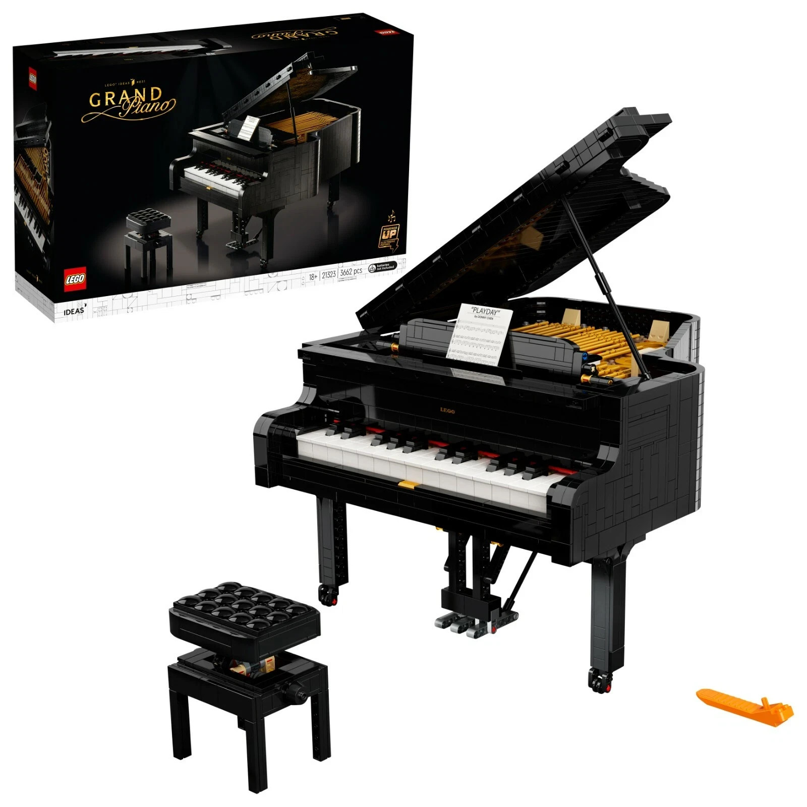 LEGO Ideas: Konzertflügel (21323) - gebraucht top Zustand OVP + Anleitung - Image 7
