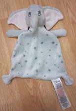 New Disney Dumbo Grey  Puppy Dog Plush Boredom Rag Toy Chew Comfort Soft Blanket
